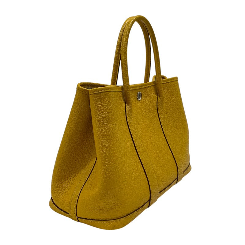 エルメス HERMES ガーデンパーティTPM C刻 ジョーヌアンブル ネゴンダ レディース トートバッグ