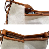 エルメス HERMES ベラルンゴMM □E刻 エクリュ・フォーブ トワル・バレニア レディース ショルダーバッグ
