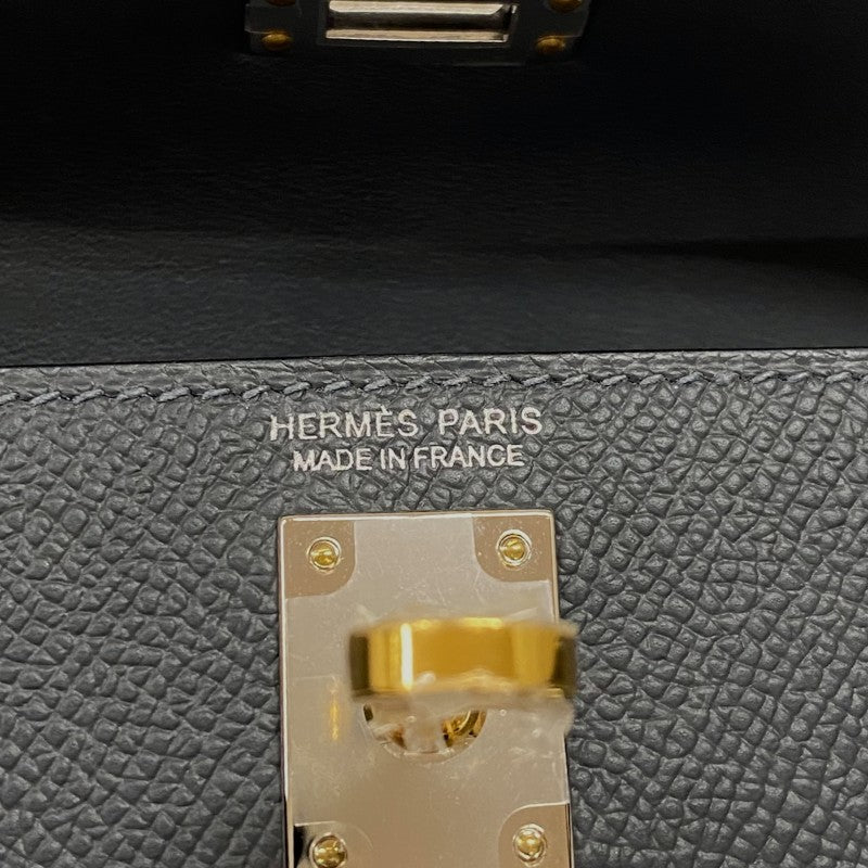 エルメス HERMES ミニケリー2 W刻 グリミスティ シルバー金具×ゴールド金具 エプソン レディース ハンドバッグ ショルダーバッグ