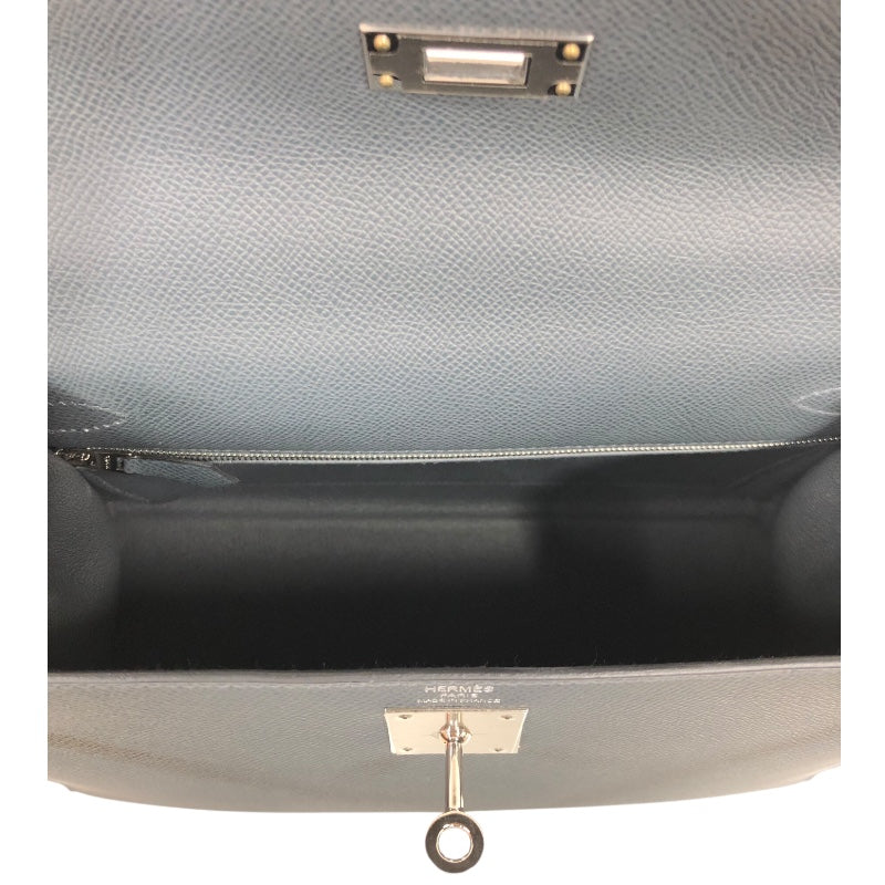 エルメス HERMES ケリー28　外縫い W刻印　(2024年製) グリミスティ　シルバー金具 ヴォーエプソン レディース ショルダーバッグ