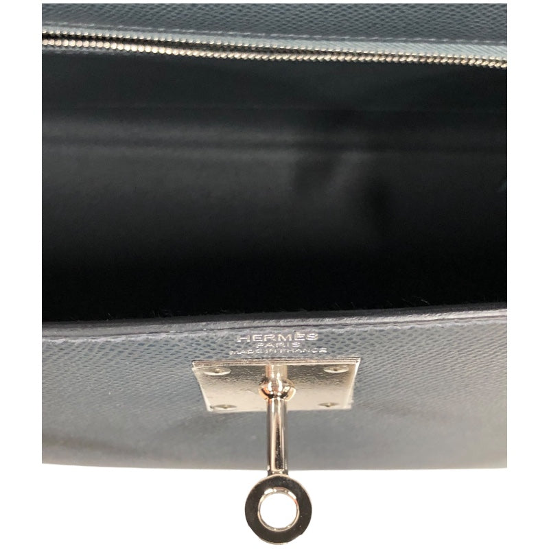 エルメス HERMES ケリー28　外縫い W刻印　(2024年製) グリミスティ　シルバー金具 ヴォーエプソン レディース ショルダーバッグ
