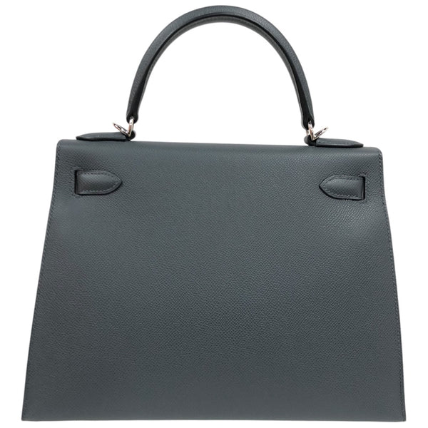 エルメス HERMES ケリー28　外縫い W刻印　(2024年製) グリミスティ　シルバー金具 ヴォーエプソン レディース ショルダーバッグ