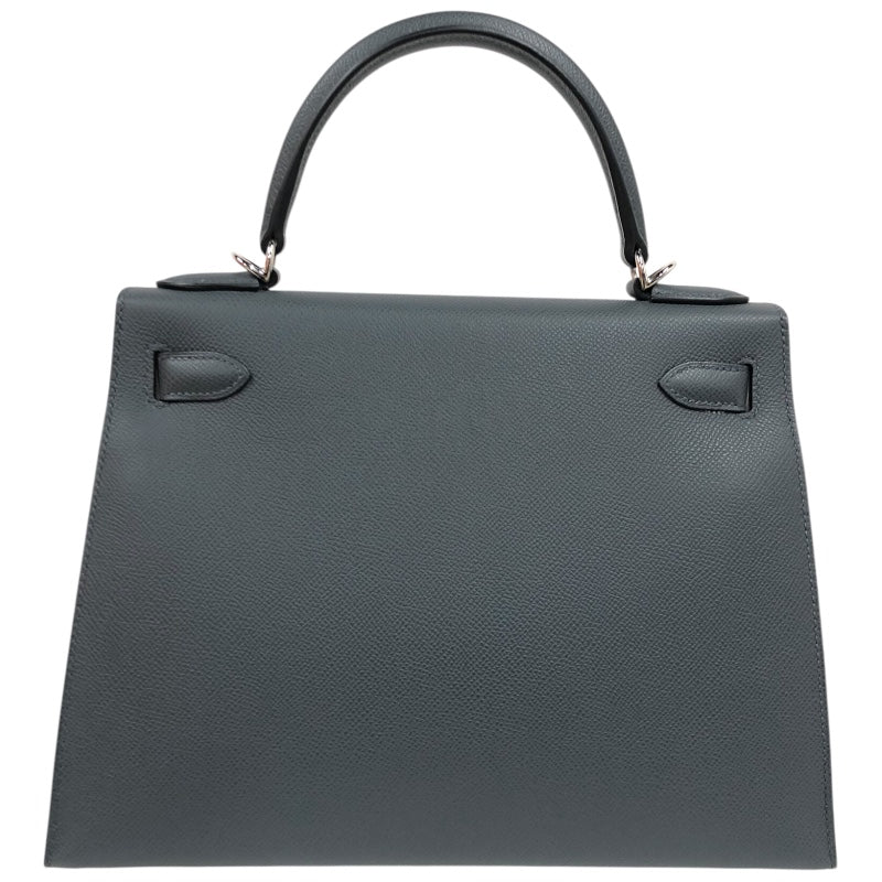 エルメス HERMES ケリー28　外縫い W刻印　(2024年製) グリミスティ　シルバー金具 ヴォーエプソン レディース ショルダーバッグ