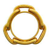 エルメス HERMES ルガデスカーフリング ゴールド メタル アクセサリー