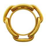 エルメス HERMES ルガデスカーフリング ゴールド メタル アクセサリー