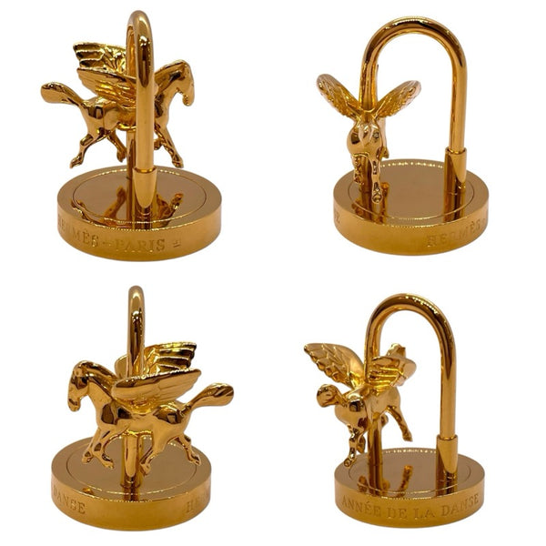 エルメス HERMES アーネダンス カデナ　 ゴールド メタル アクセサリー