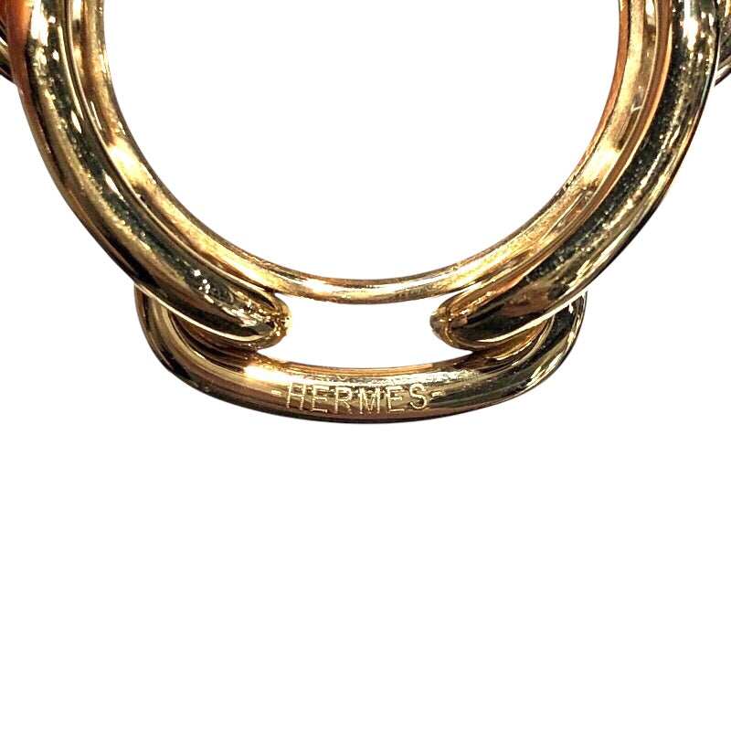 エルメス HERMES ルガデスカーフリング ゴールド メタル アクセサリー