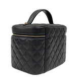 シャネル CHANEL タイムレスクラシック バニティバッグ AP2573 ブラック ゴールド金具 キャビアスキン レディース ハンドバッグ