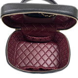 シャネル CHANEL タイムレスクラシック バニティバッグ AP2573 ブラック ゴールド金具 キャビアスキン レディース ハンドバッグ