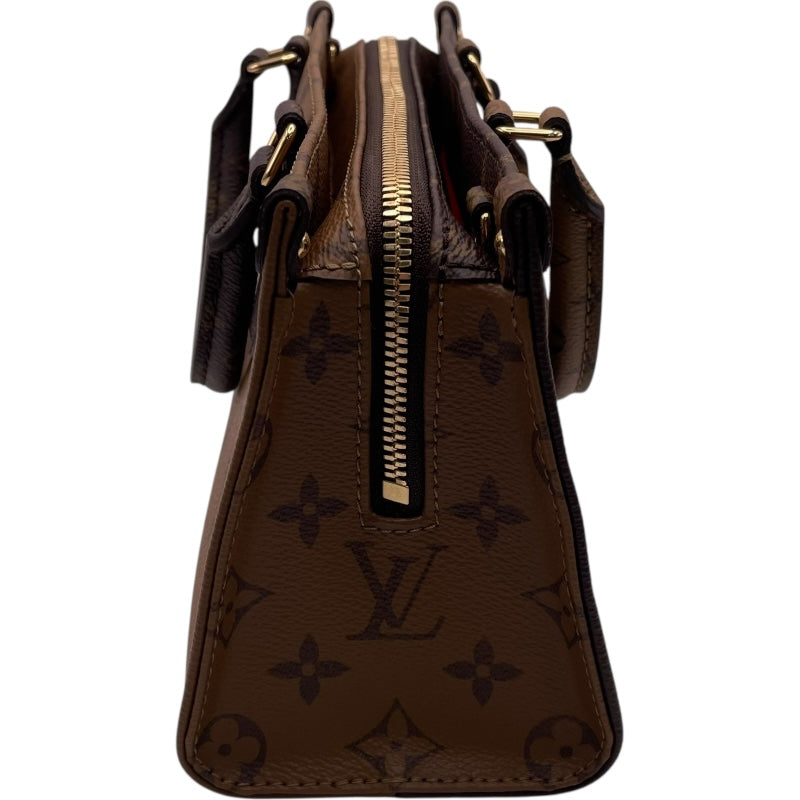 ルイ・ヴィトン LOUIS VUITTON オンザゴーEW M46653 ブラウン モノグラム・リバース レディース ハンドバッグ