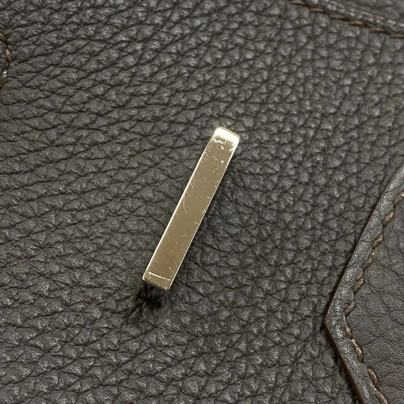 エルメス HERMES バーキン30 T刻 エタン シルバー金具 トゴ レディース ハンドバッグ