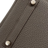 エルメス HERMES バーキン30 T刻 エタン シルバー金具 トゴ レディース ハンドバッグ