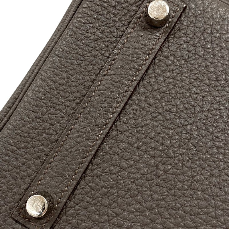 エルメス HERMES バーキン30 T刻 エタン シルバー金具 トゴ レディース ハンドバッグ