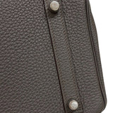 エルメス HERMES バーキン30 T刻 エタン シルバー金具 トゴ レディース ハンドバッグ