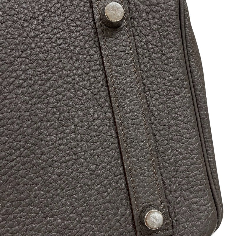 エルメス HERMES バーキン30 T刻 エタン シルバー金具 トゴ レディース ハンドバッグ