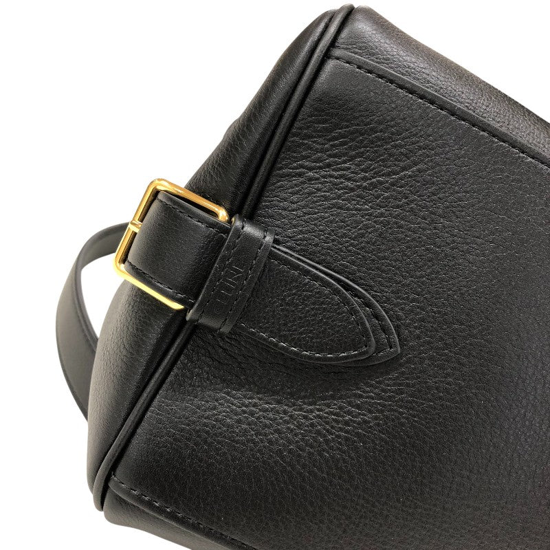 セリーヌ CELINE ミディアム アポリーヌ 2WAY ショルダーバッグ 114963 ブラック サプルカーフ レディース ハンドバッグ