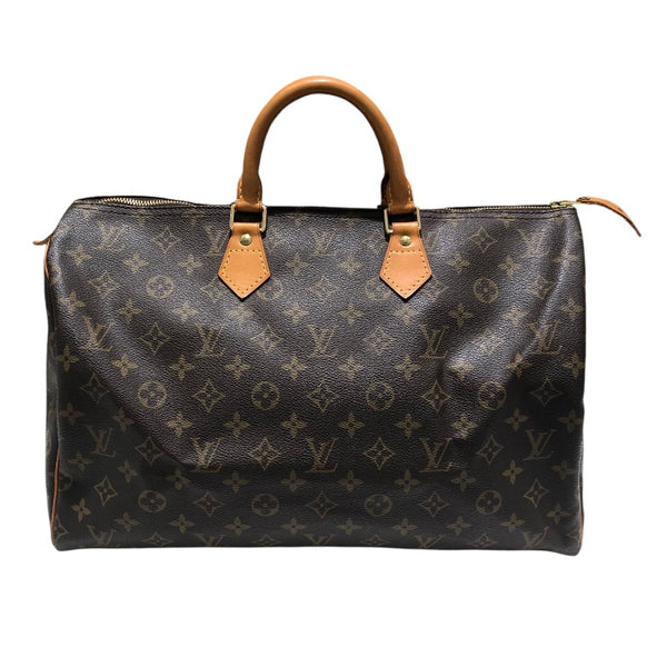 ルイ・ヴィトン LOUIS VUITTON スピーディー40 M41522 ブラウン PVC レディース ボストンバッグ