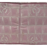 シャネル CHANEL ニュートラベルライントートMM A15991 8番台 ピンク ナイロンジャガード レディース トートバッグ