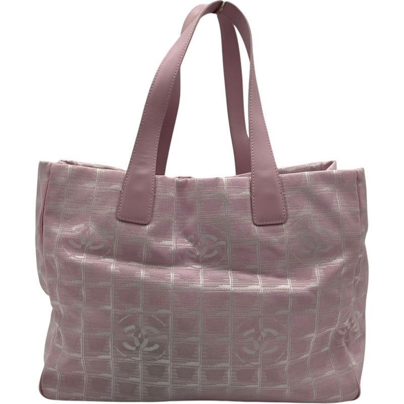 シャネル CHANEL ニュートラベルライントートMM A15991 8番台 ピンク