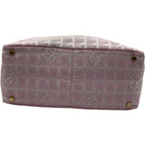 シャネル CHANEL ニュートラベルライントートMM A15991 8番台 ピンク ナイロンジャガード レディース トートバッグ