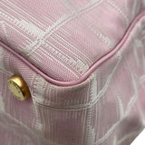 シャネル CHANEL ニュートラベルライントートMM A15991 8番台 ピンク ナイロンジャガード レディース トートバッグ