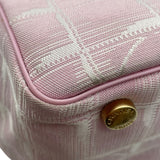 シャネル CHANEL ニュートラベルライントートMM A15991 8番台 ピンク ナイロンジャガード レディース トートバッグ