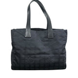 シャネル CHANEL ﾆｭｰﾄﾗﾍﾞﾙﾗｲﾝﾄｰﾄMM A15991 ブラック ナイロンジャガード レディース トートバッグ