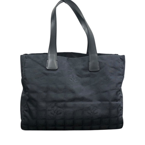シャネル CHANEL ﾆｭｰﾄﾗﾍﾞﾙﾗｲﾝﾄｰﾄMM A15991 ブラック ナイロンジャガード レディース トートバッグ