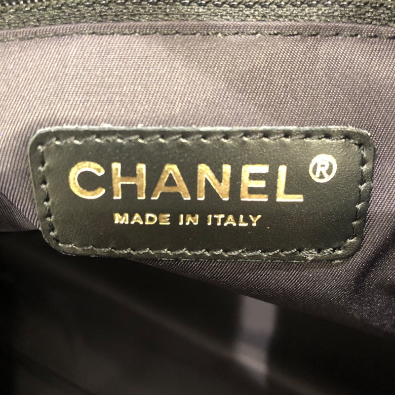シャネル CHANEL ﾆｭｰﾄﾗﾍﾞﾙﾗｲﾝﾄｰﾄMM A15991 ブラック ナイロンジャガード レディース トートバッグ