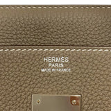 エルメス HERMES バーキン30 Y刻 エトゥープ シルバー金具 トゴ レディース ハンドバッグ