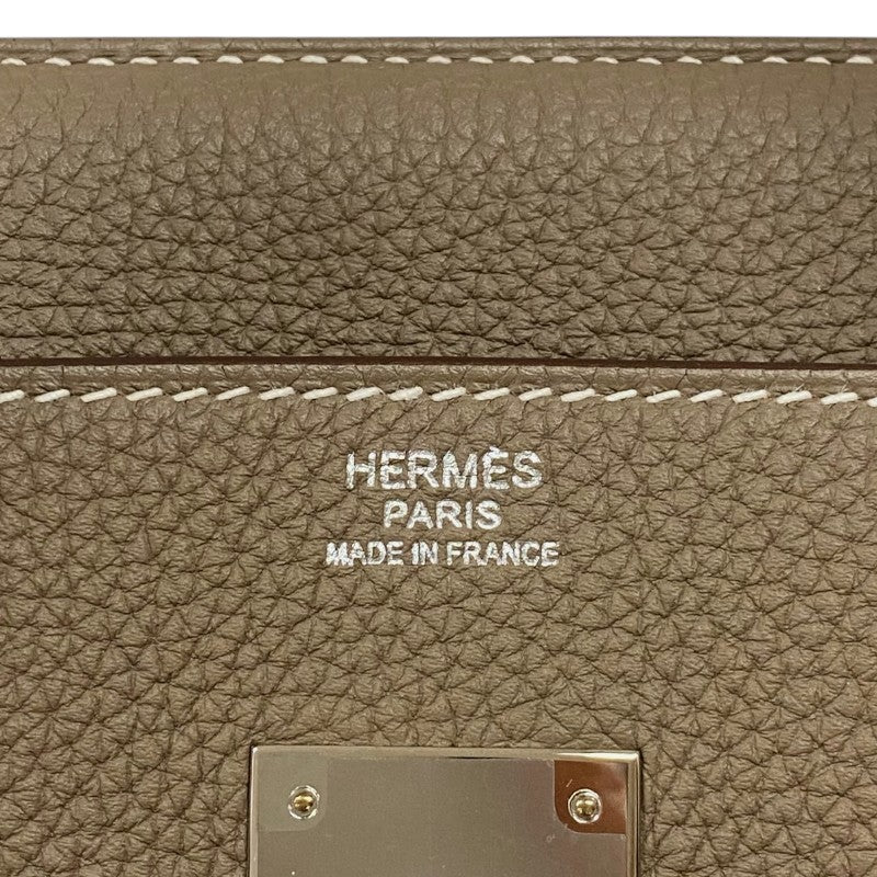 エルメス HERMES バーキン30 Y刻 エトゥープ シルバー金具 トゴ レディース ハンドバッグ