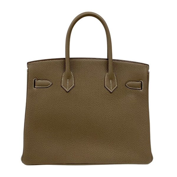 エルメス HERMES バーキン30 Y刻 エトゥープ シルバー金具 トゴ レディース ハンドバッグ