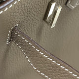 エルメス HERMES バーキン30 Y刻 エトゥープ シルバー金具 トゴ レディース ハンドバッグ