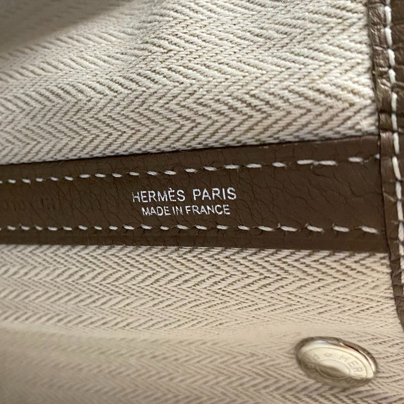 エルメス HERMES ガーデンパーティPM D刻 エトゥープ ネゴンダ ユニセックス トートバッグ
