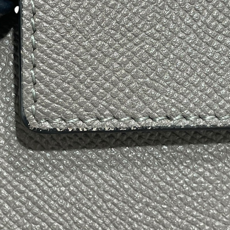 セリーヌ CELINE ベルトバッグ ナノ 189003 グレー ゴールド金具 グレインカーフ レディース ショルダーバッグ