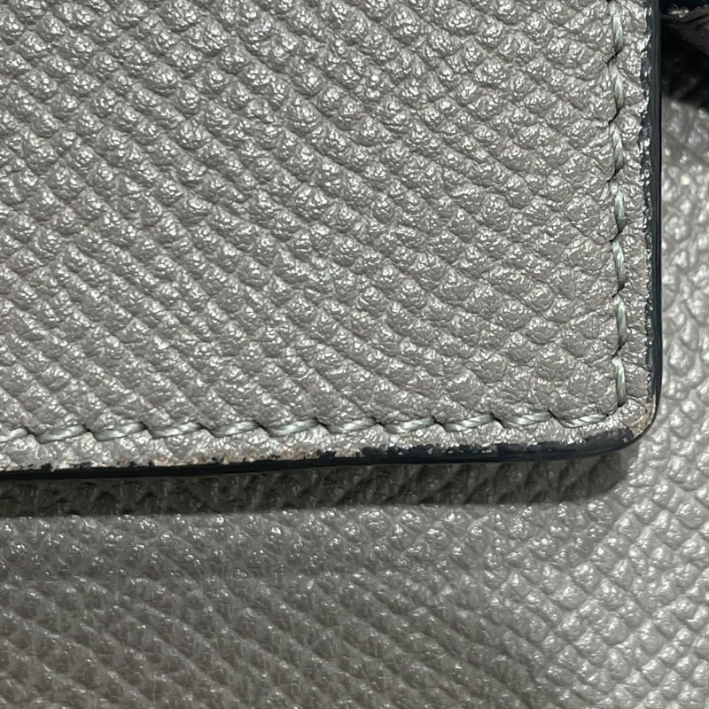 セリーヌ CELINE ベルトバッグ ナノ 189003 グレー ゴールド金具 グレインカーフ レディース ショルダーバッグ