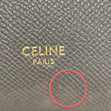 セリーヌ CELINE ベルトバッグ ナノ 189003 グレー ゴールド金具 グレインカーフ レディース ショルダーバッグ