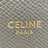 セリーヌ CELINE ベルトバッグ ナノ 189003 グレー ゴールド金具 グレインカーフ レディース ショルダーバッグ