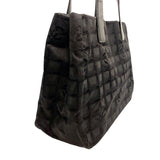シャネル CHANEL ニュートラベル ライントート MM A15991 ブラック×GD金具 ナイロン/レザー レディース トートバッグ