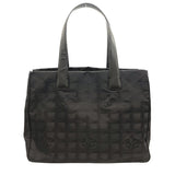 シャネル CHANEL ニュートラベル ライントート MM A15991 ブラック×GD金具 ナイロン/レザー レディース トートバッグ