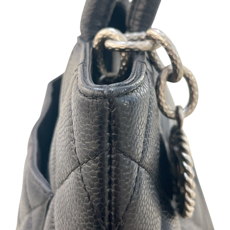 シャネル CHANEL 復刻トート A01804 ブラック キャビア レディース トートバッグ