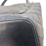 シャネル CHANEL 復刻トート A01804 ブラック キャビア レディース トートバッグ