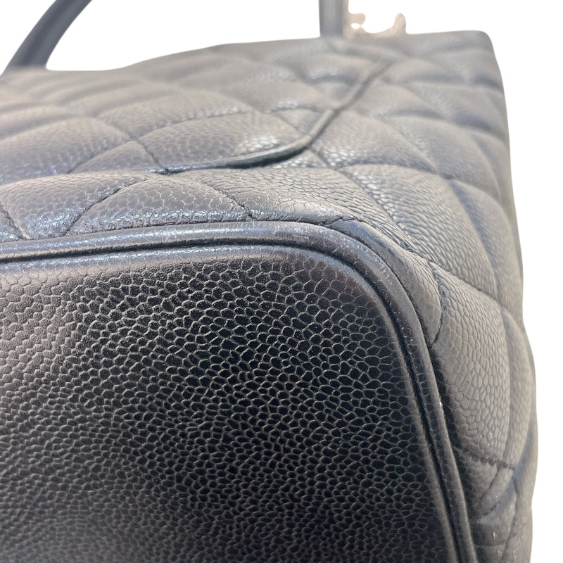 シャネル CHANEL 復刻トート A01804 ブラック キャビア レディース トートバッグ