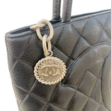 シャネル CHANEL 復刻トート A01804 ブラック キャビア レディース トートバッグ
