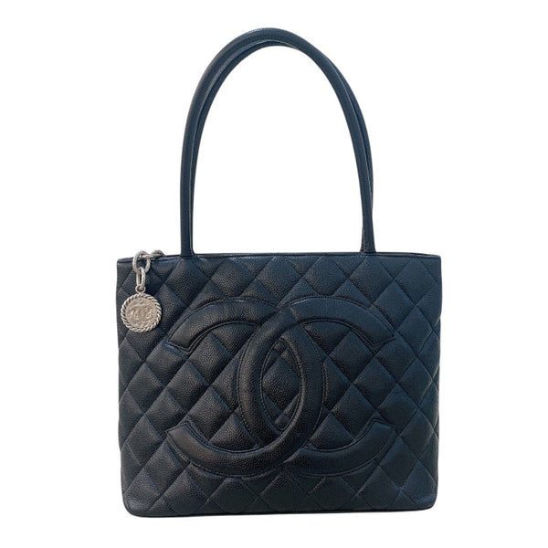シャネル CHANEL 復刻トート A01804 ブラック キャビア レディース トートバッグ