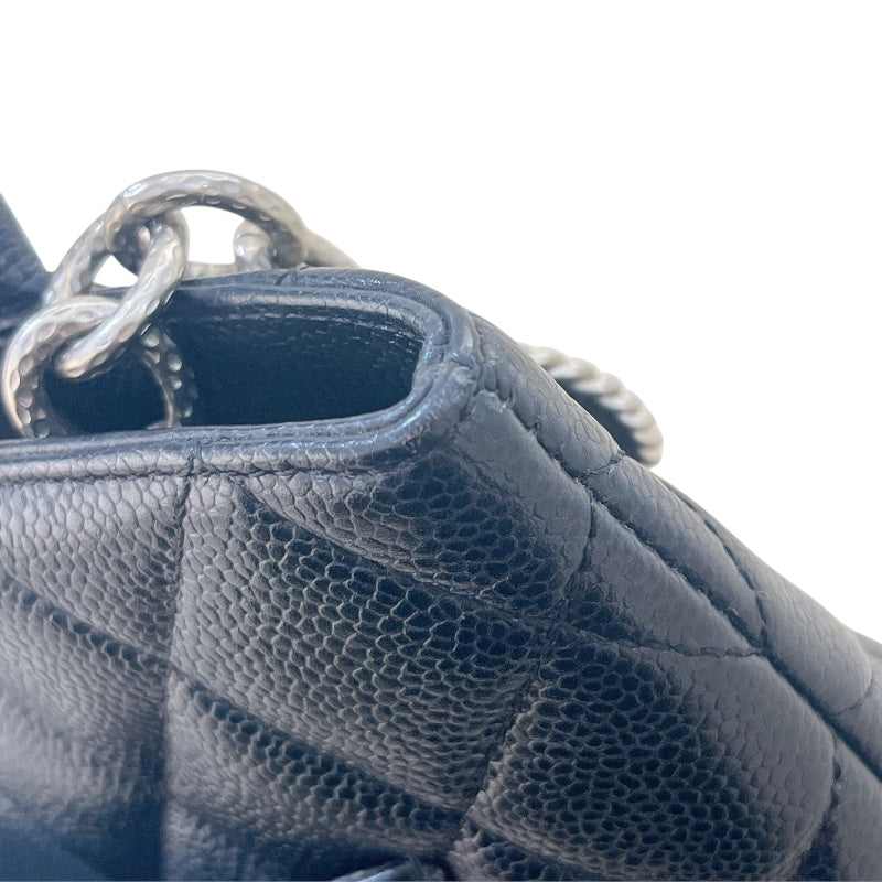シャネル CHANEL 復刻トート A01804 ブラック キャビア レディース トートバッグ