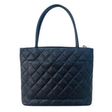 シャネル CHANEL 復刻トート A01804 ブラック キャビア レディース トートバッグ