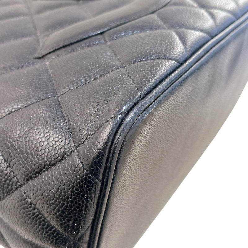 シャネル CHANEL 復刻トート A01804 ブラック キャビア レディース トートバッグ