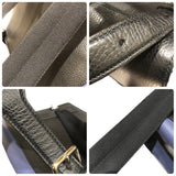 グッチ GUCCI ロゴ エンボス バックパック 406364 ネイビー×ブラック レザー メンズ リュック・デイパック