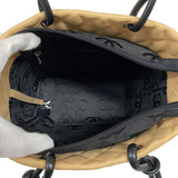 シャネル CHANEL カンボンライントート ミディアム A25167 ベージュ×ブラック レディース ハンドバッグ